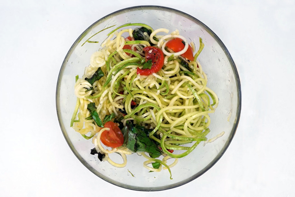 паста из кабачка рецепт овощные спагетти сыроедам рецепты цуккини