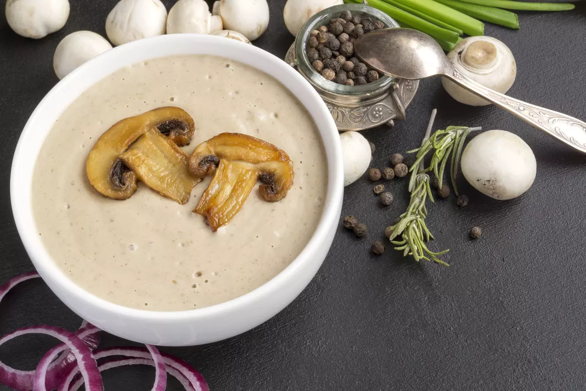 вкусный и простой рецепт крем супа грибного со сливками