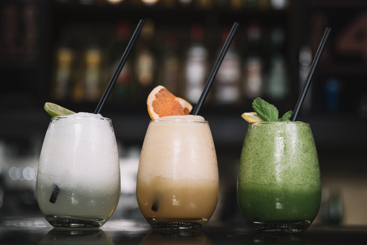 Основные ингредиенты коктейлей