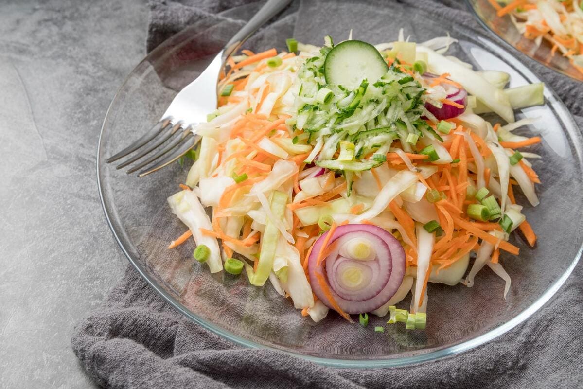 салат с укропом капустой