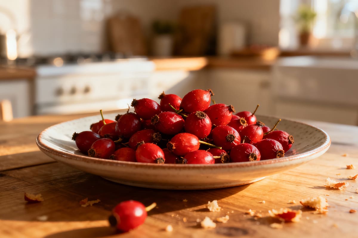 Когда собирать ягоды шиповника