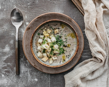 Суп из свежих грибов рецепт