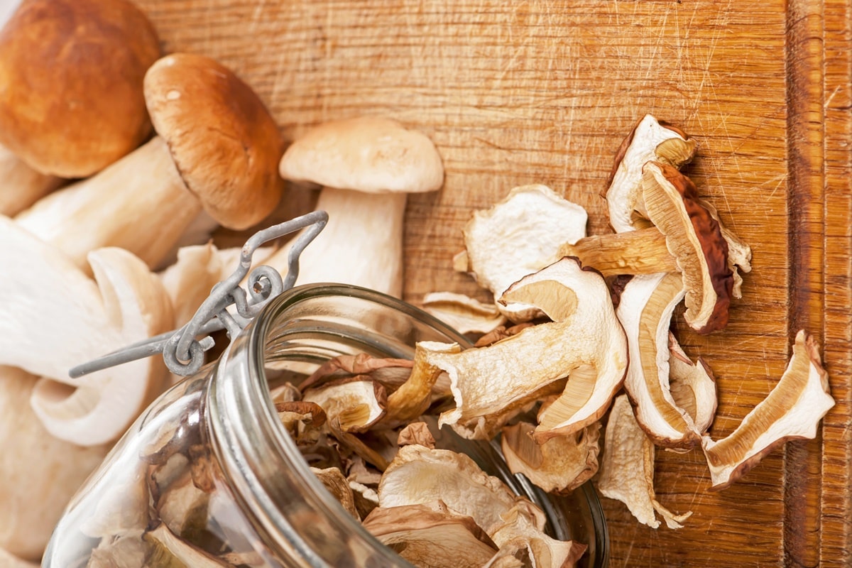 грибной порошок из лесных грибов