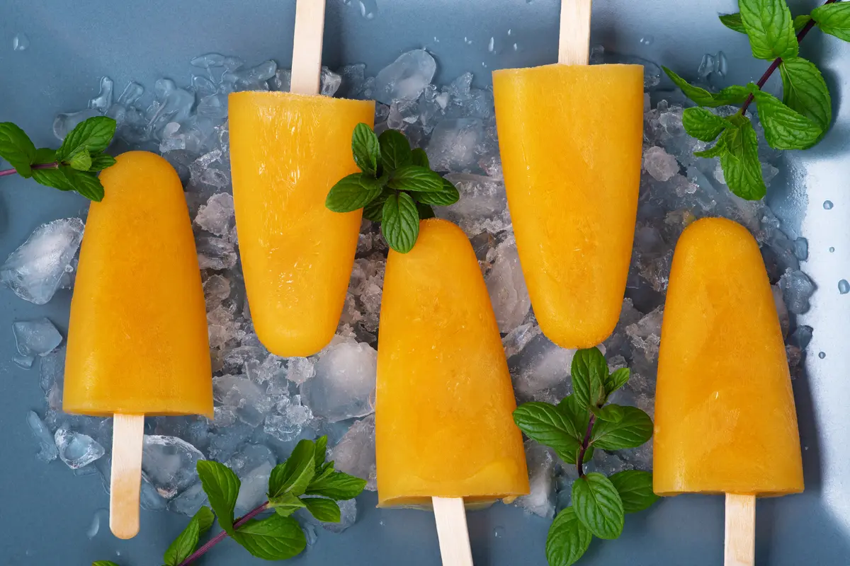 как приготовить фруктовый лёд с апельсином в домашних условиях