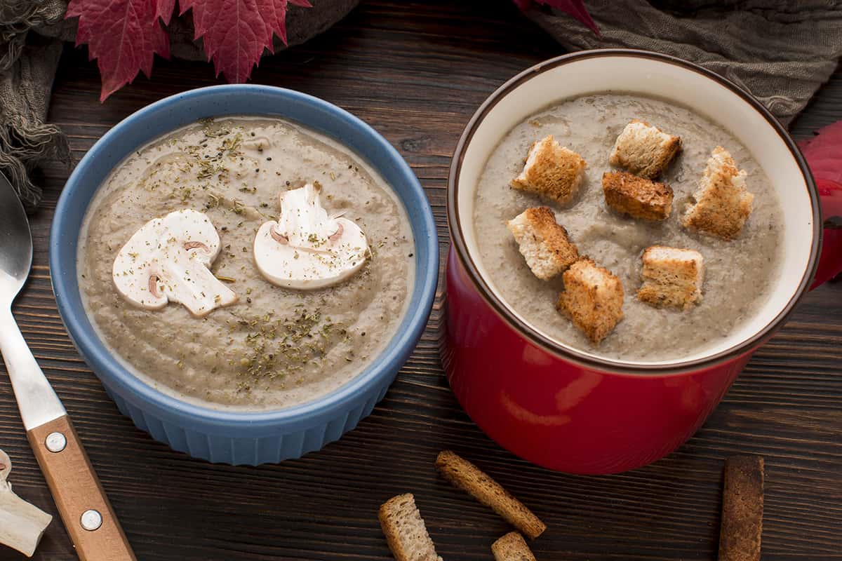 Постные блюда с грибами