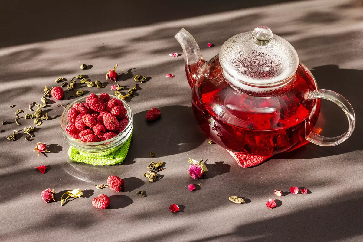 как сделать ферментированный чай из листа малины на зиму