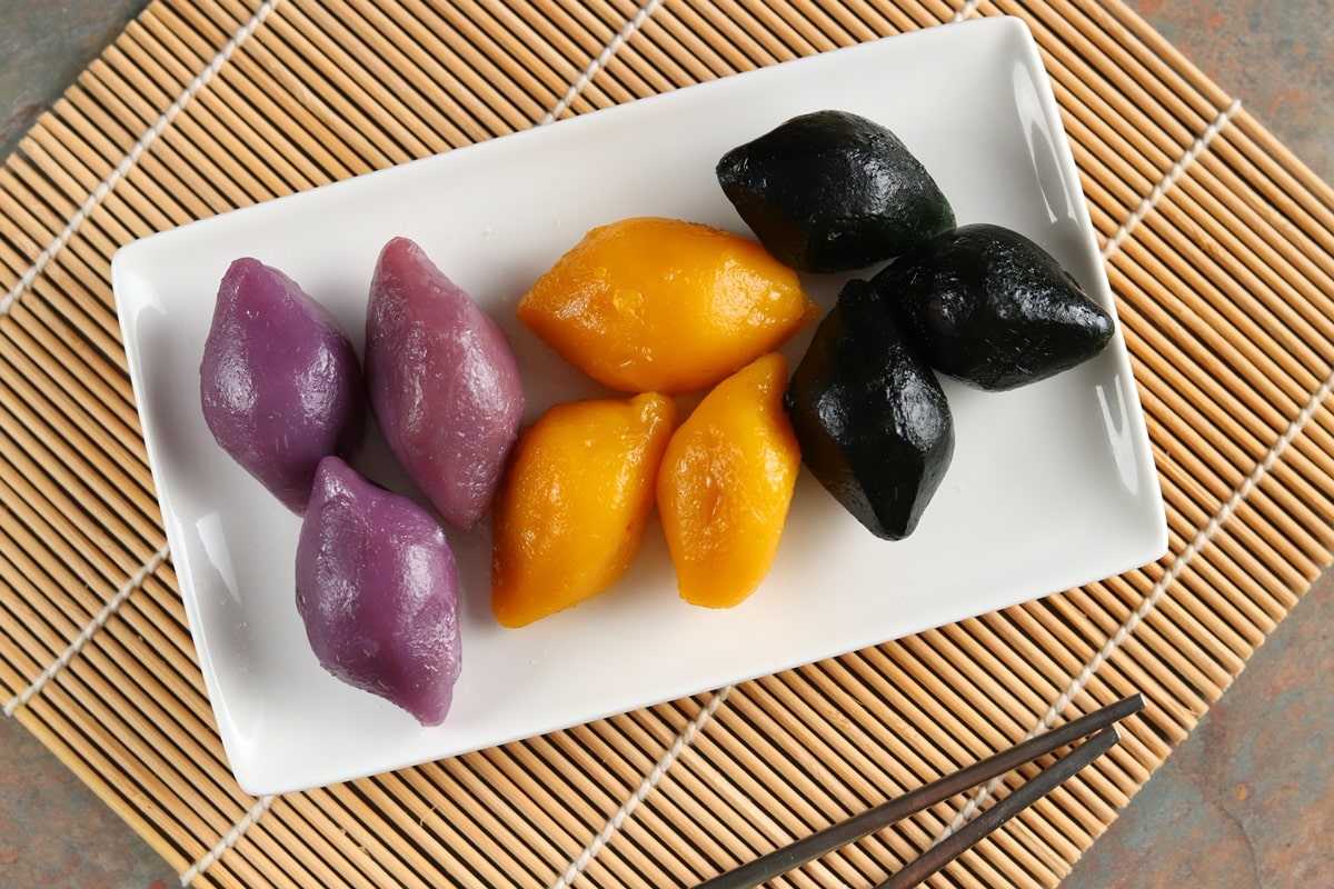 сонпхён корейские пирожки краситель из лимонника рецепт sonpyeon