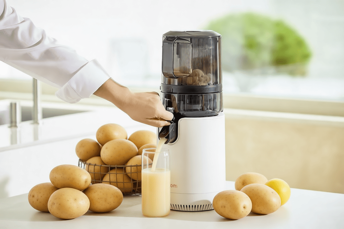 сок из картофеля в соковыжималке