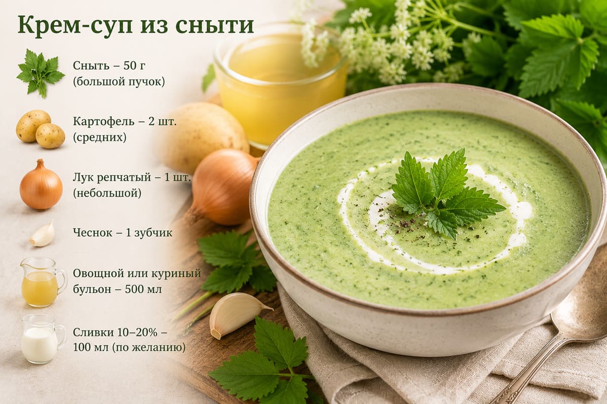 рецепты из сныти