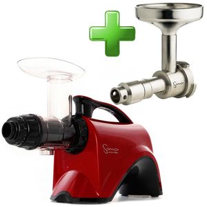 Соковыжималка Sana Juicer EUJ-606, красный + Маслопресс Sana Oil Extractor EUJ-702