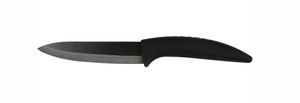 Нож керамический для очистки 9,5 см, чёрное лезвие