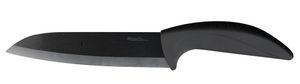 Нож керамический для шеф-повара 16 см, чёрное лезвие